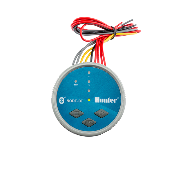 Контроллер HUNTER NODE-BT-400 (4 зоны) Bluetooth, на батареях крона